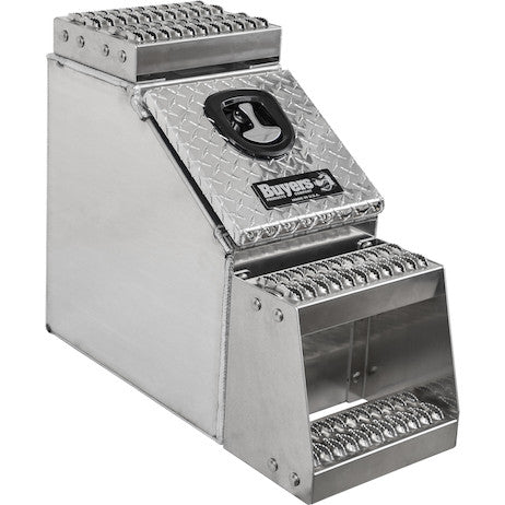 1705181 - HEAVY DUTY DIAMOND TREAD ALUMINUM STEP BOX SERIES