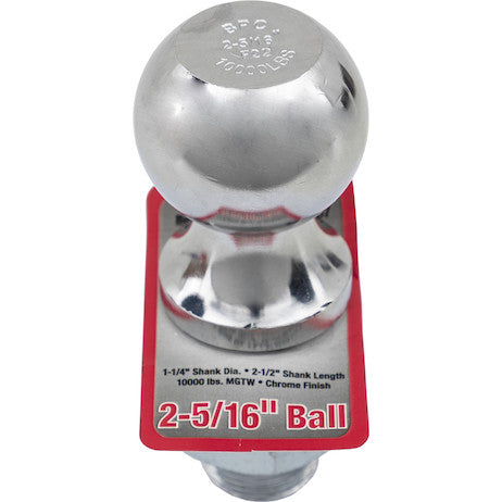 1802167 - HITCH BALL WITH CHROME FINISH