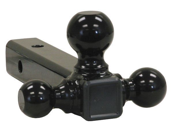 1802202 - TRI-BALL HITCH-TUBULAR SHANK WITH BLACK TOWING BALLS