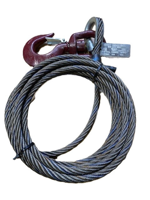 Switch-N-Go Part#1600000 1/2" Cable with Swivel Hook 25 ft