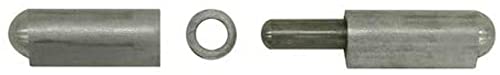 AFSSP100 - ALUMINUM WELD-ON BULLET HINGE WITH STAINLESS PIN AND BUSHING - 0.77 X 3.94 INCH