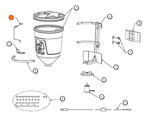 3010422 - GATE,CONTROL ARM,ATVS15A