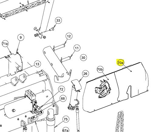 16152138 -  DRIVER SIDE PLASTIC COVER FOR HPU TO FIT GEN 2 SNOWDOGG PLOW