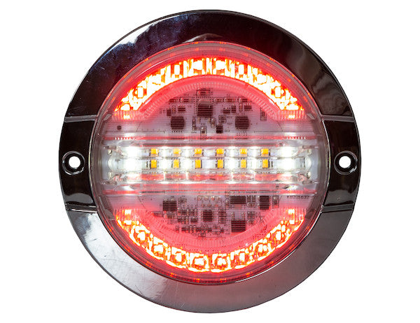 5624432 - 4 INCH COMBINATION LED STOP/TURN/TAIL, BACKUP, AND STROBE LIGHT WITH 32 LEDS