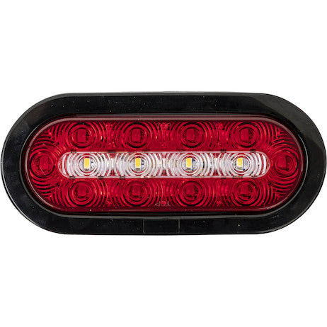 5626131 - 6 INCH OVAL COMBINATION STOP/TURN/TAIL & BACKUP LIGHT KIT (INCLUDES GROMMET AND PLUG)