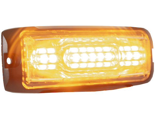 8890300 - ULTRA THIN WIDE ANGLE 5 INCH AMBER LED STROBE LIGHT