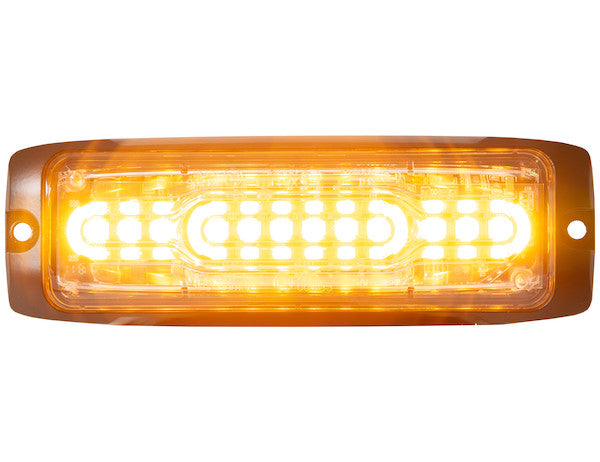 8890300 - ULTRA THIN WIDE ANGLE 5 INCH AMBER LED STROBE LIGHT