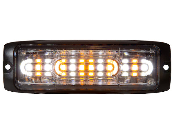 8890302 - ULTRA THIN WIDE ANGLE 5 INCH AMBER/CLEAR LED STROBE LIGHT