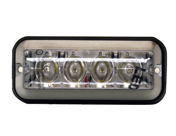 8891004 - AMBER RAISED 5 INCH LED STROBE LIGHT