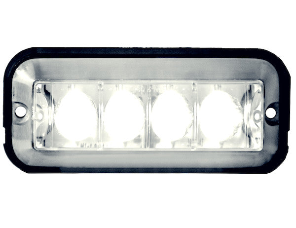 8891006 - CLEAR RAISED 5 INCH LED STROBE LIGHT