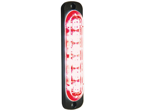 8891913 - THIN 4.5 INCH RED VERTICAL LED STROBE LIGHT