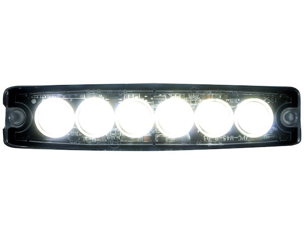 8892201 - ULTRA THIN 5 INCH CLEAR LED STROBE LIGHT