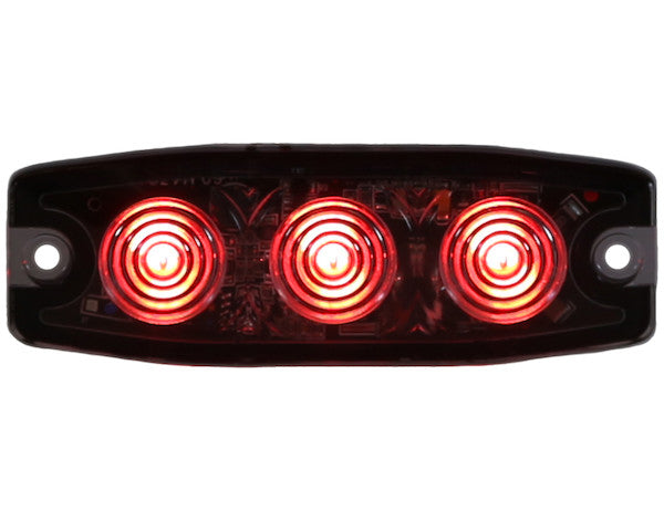 8892233 - ULTRA THIN 3.5 INCH RED LED STROBE LIGHT