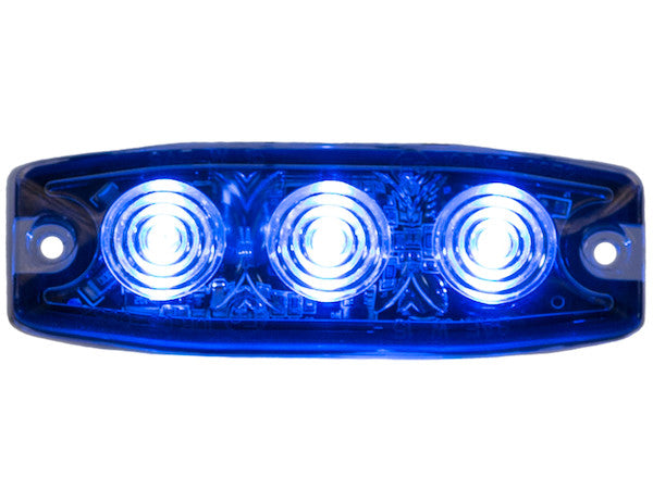 8892234 - ULTRA THIN 3.5 INCH BLUE LED STROBE LIGHT