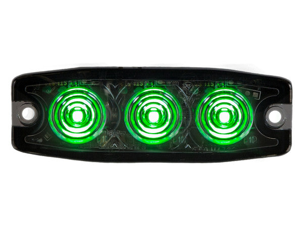 8892239 - ULTRA THIN 3.5 INCH GREEN LED STROBE LIGHT