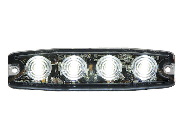 8892241 - ULTRA THIN 4.5 INCH CLEAR LED STROBE LIGHT