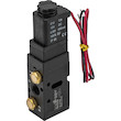 BAV050SA - 4-WAY 2-POSITION SOLENOID AIR VALVE WITH FIVE 1/4 INCH NPT PORTS