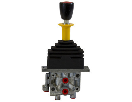 K70DFD - SINGLE LEVER AIR CONTROL VALVE - 4-WAY HOIST WITH FEATHER DOWN, NO PTO OUTPUT FUNCTION, DETENT CENTER POSITION, SPRING CENTER