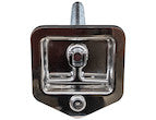 L8855 - STAINLESS STEEL FLUSH MOUNT SINGLE-POINT T-HANDLE LATCH ASSEMBLY WITH MOUNTING STUDS