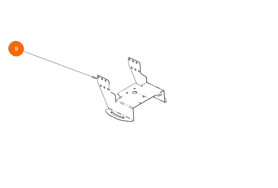 3025715 - BRACKET, GEAR MOTOR/ SHIELD